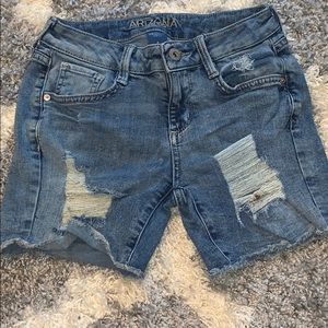 women’s size 0 low rise jean shorts